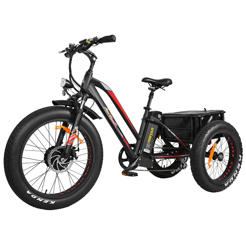 addmotor motan electric tricycle 24 inch fat tire electric trike