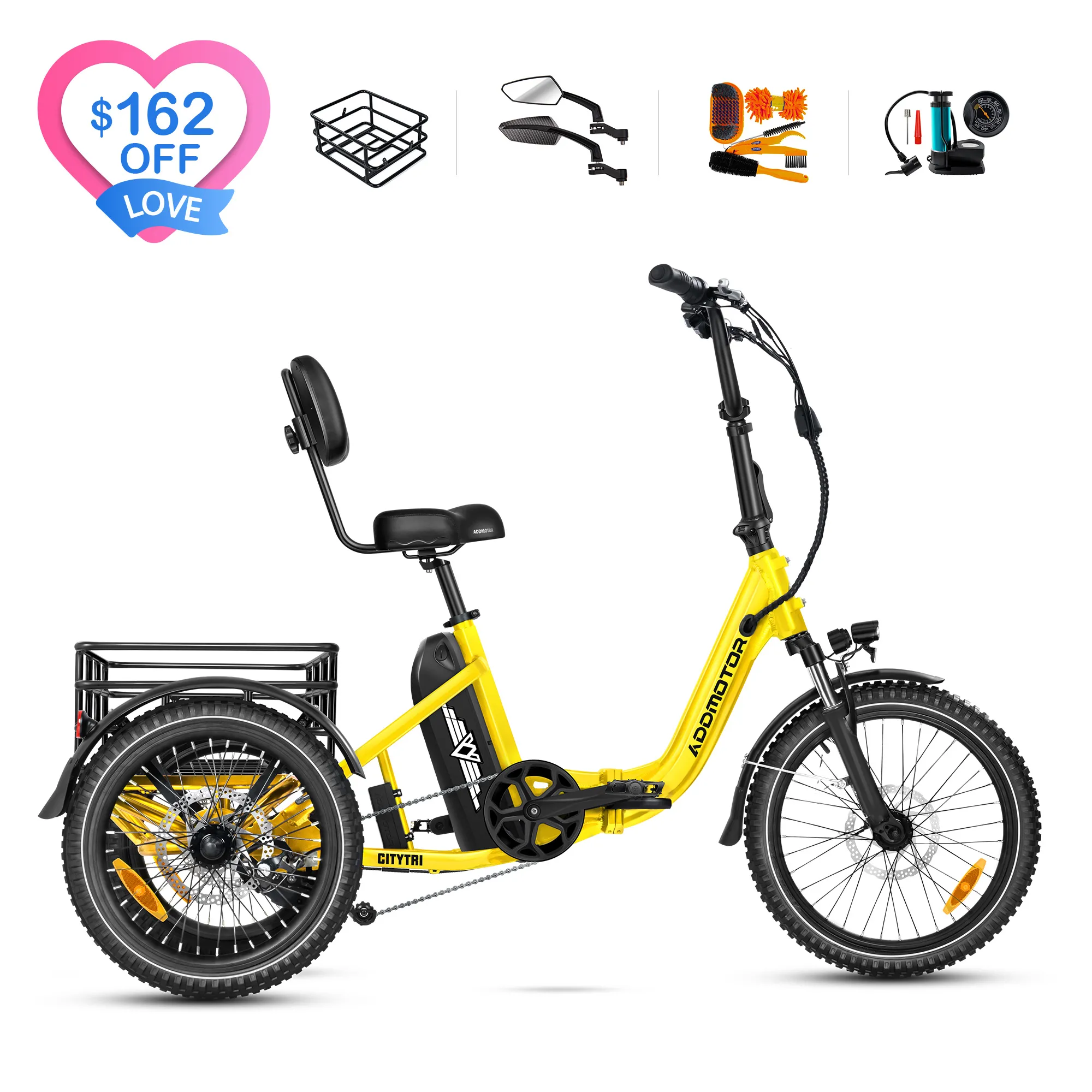 Citytri E-310 Plus Folding eTrike